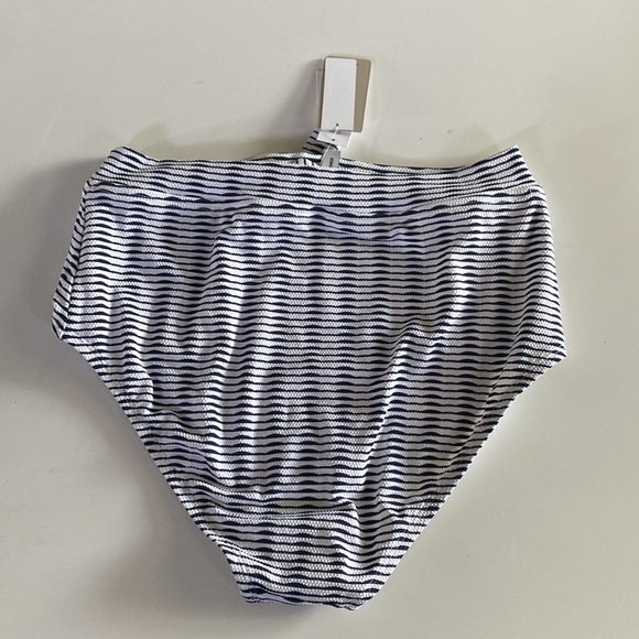 Tommy Bahama Navy and White Striped Bikini Bottoms - Picture 3 of 5